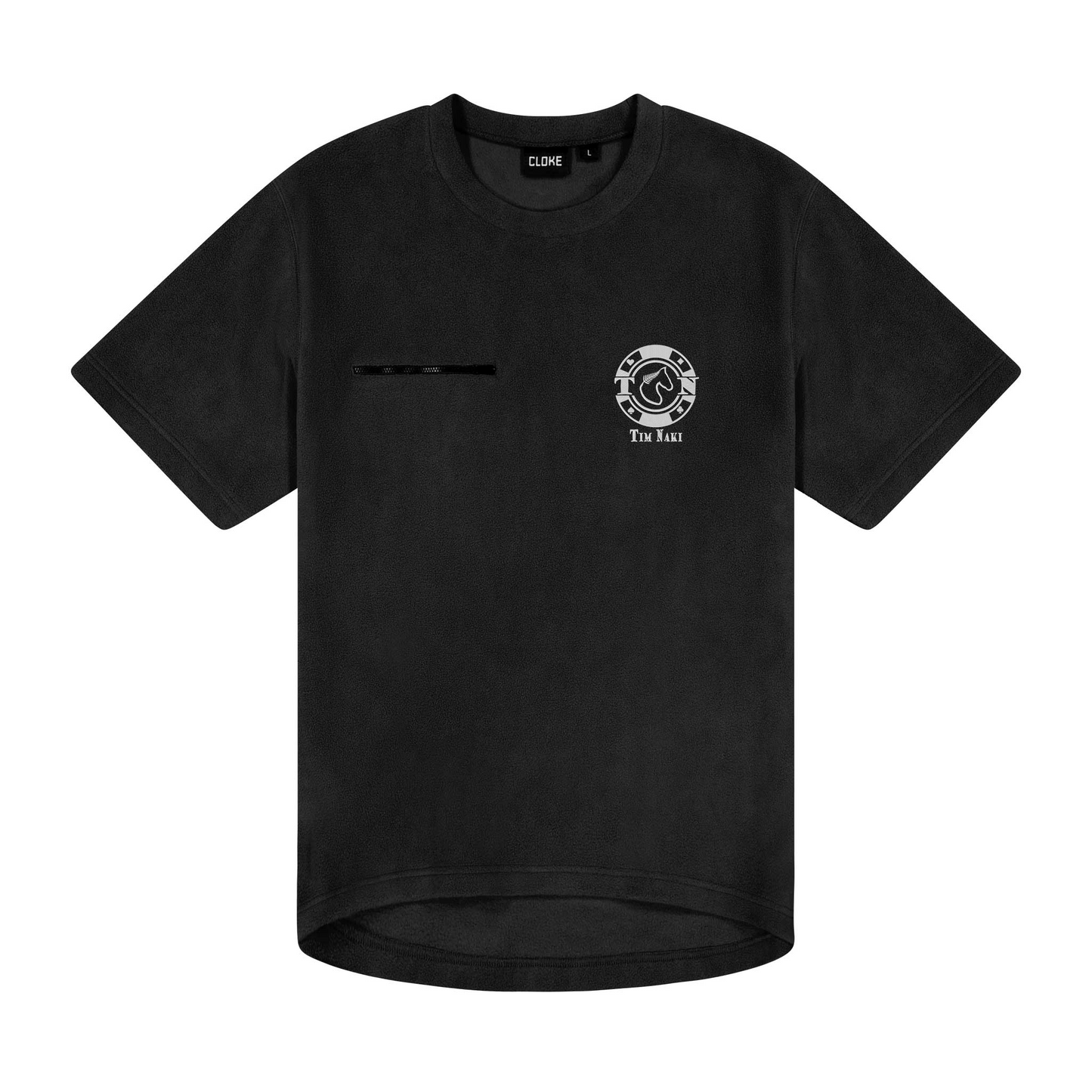 TimNaki Short Sleeved Fleece With Embroidered Logo