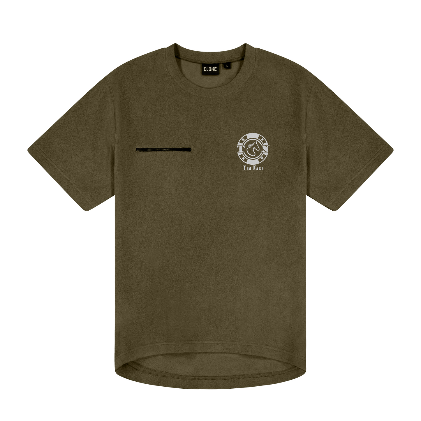 TimNaki Short Sleeved Fleece With Embroidered Logo